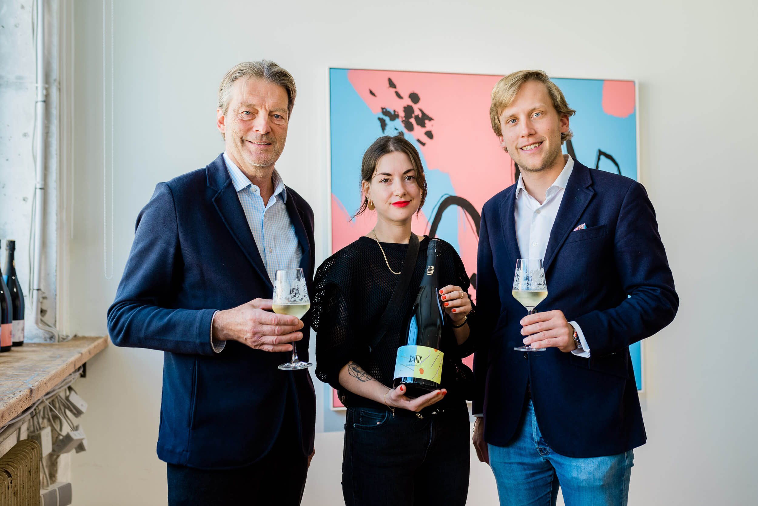 Präsentation von Kunststück Große Reserve JG 2017 Magnum - Kattus